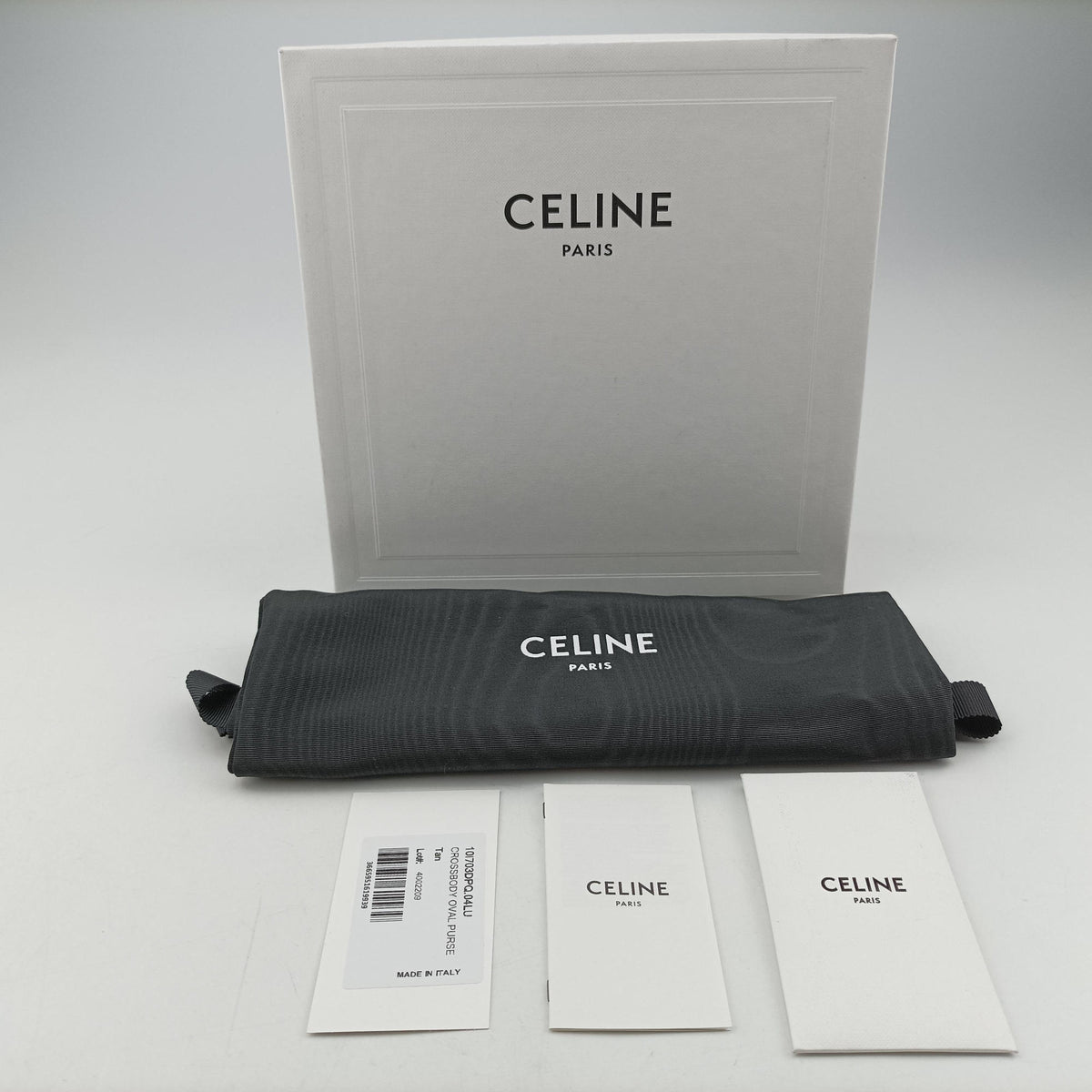 Pre-owned Celine Oval Purse Cuir Triomphe Brown Leather  shoulderbag | stylenewstar