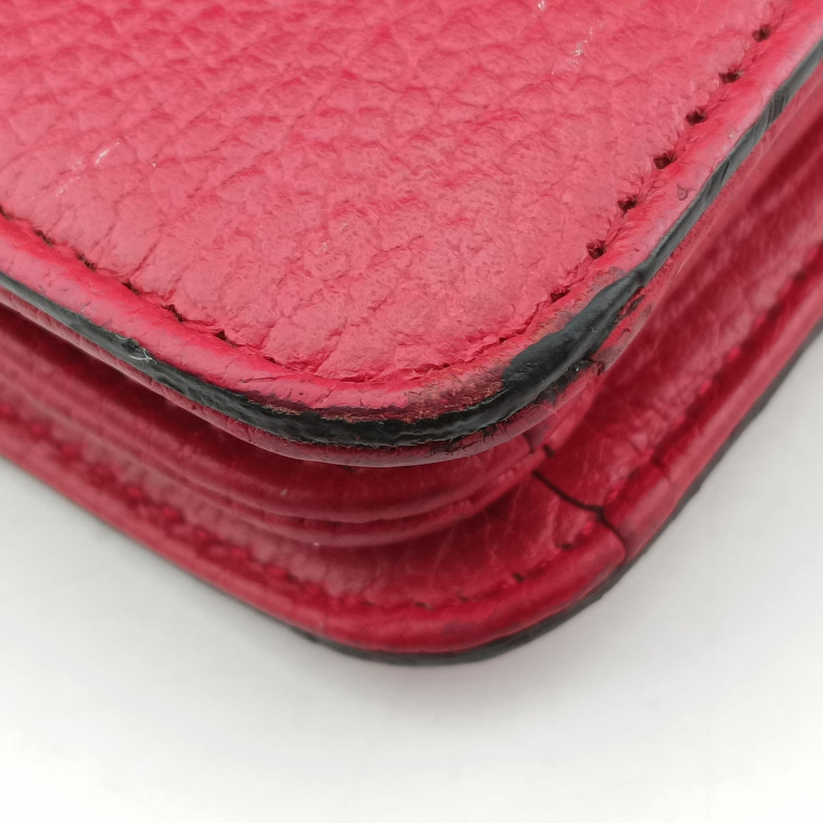 Pre-owned Gucci Interlocking G Red Leather 510304 shoulderbag | stylenewstar