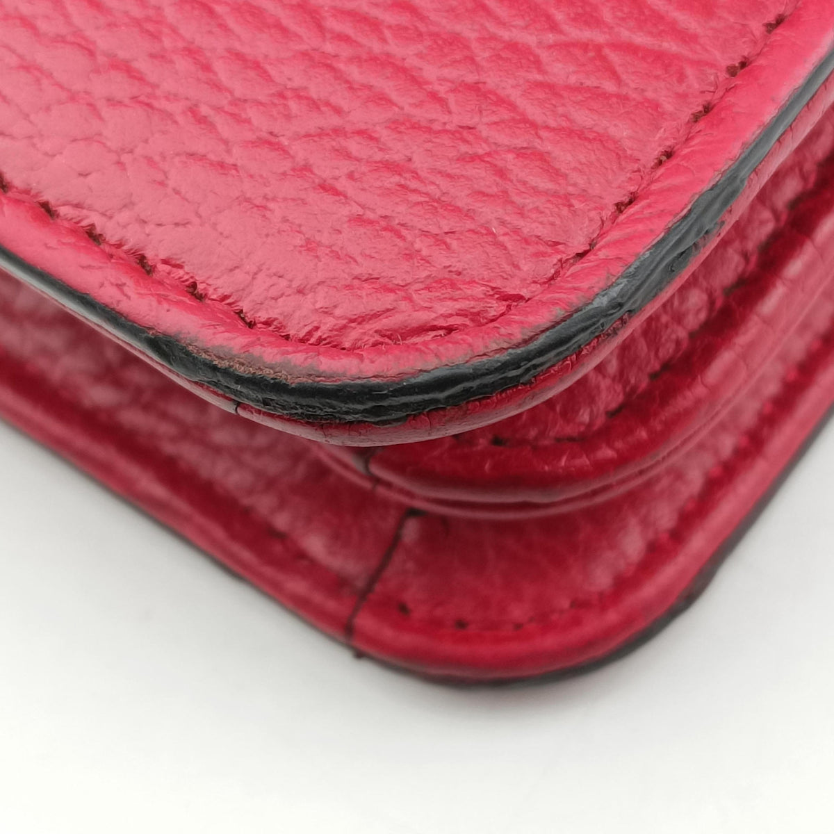Pre-owned Gucci Interlocking G Red Leather 510304 shoulderbag | stylenewstar
