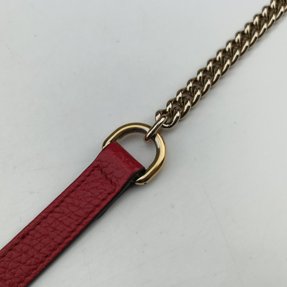 Pre-owned Gucci Interlocking G Red Leather 510304 shoulderbag | stylenewstar