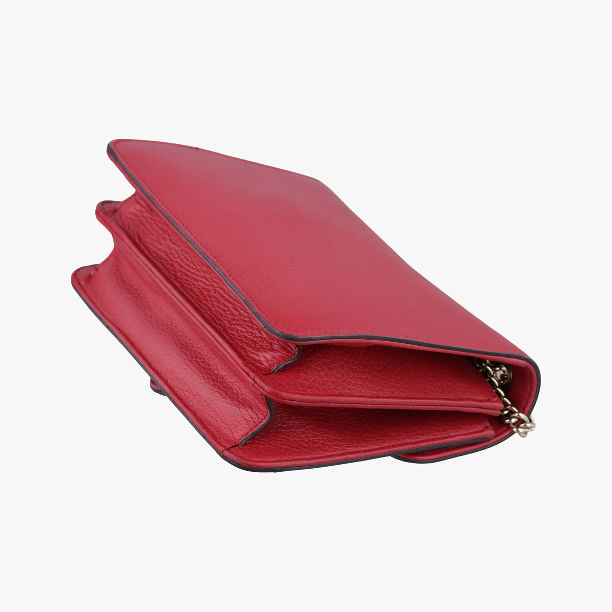 Pre-owned Gucci Interlocking G Red Leather 510304 shoulderbag | stylenewstar