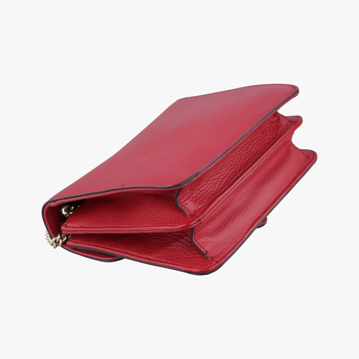Pre-owned Gucci Interlocking G Red Leather 510304 shoulderbag | stylenewstar