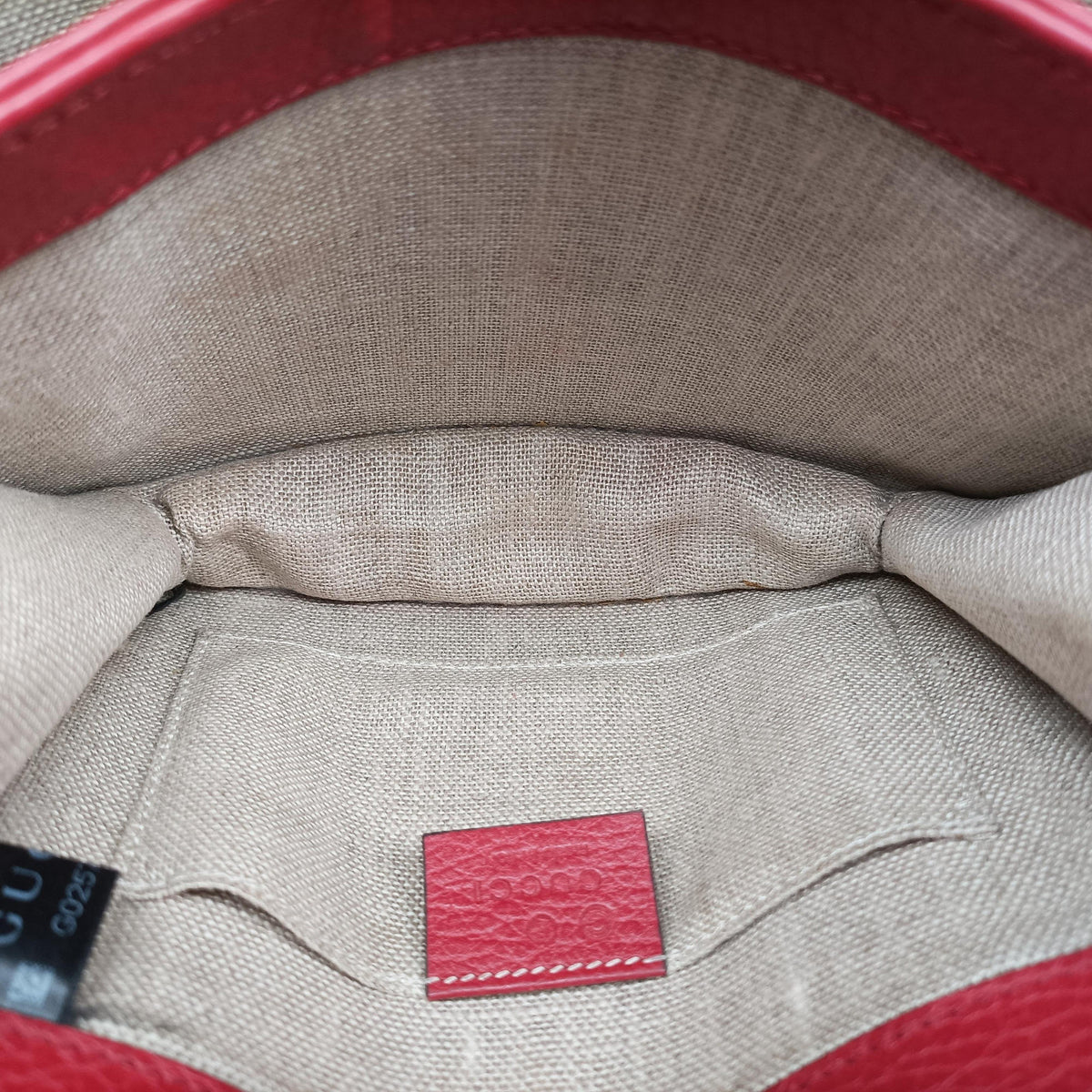 Pre-owned Gucci Interlocking G Red Leather 510304 shoulderbag | stylenewstar