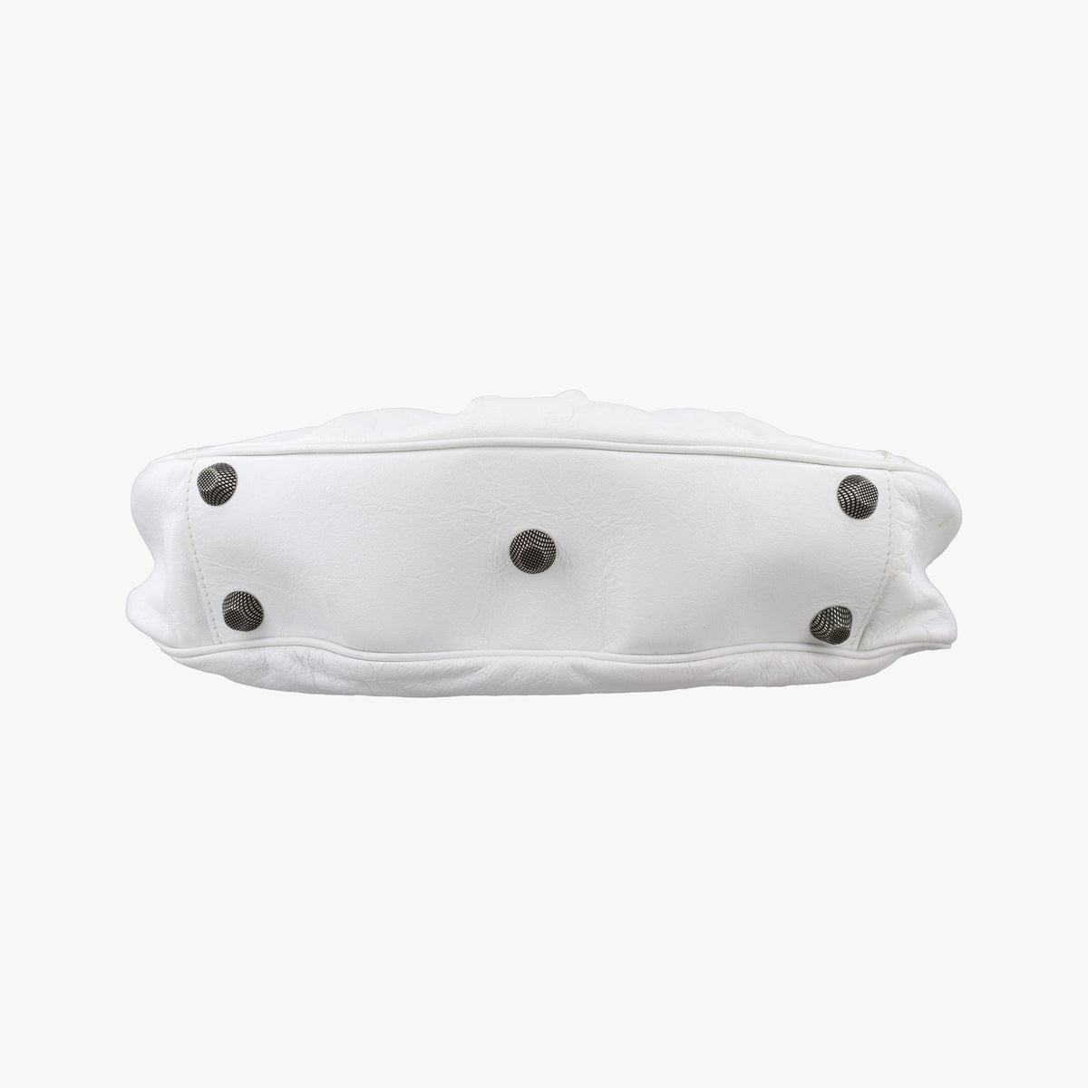 Pre-owned Balenciaga Le Cagole White lambskin  shoulderbag | stylenewstar