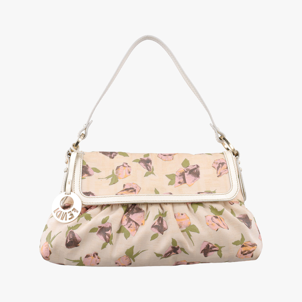 Vintage Fendi Chef Perforated Charm Zucca Print Multicolour canvas 8BR436 shoulderbag | stylenewstar