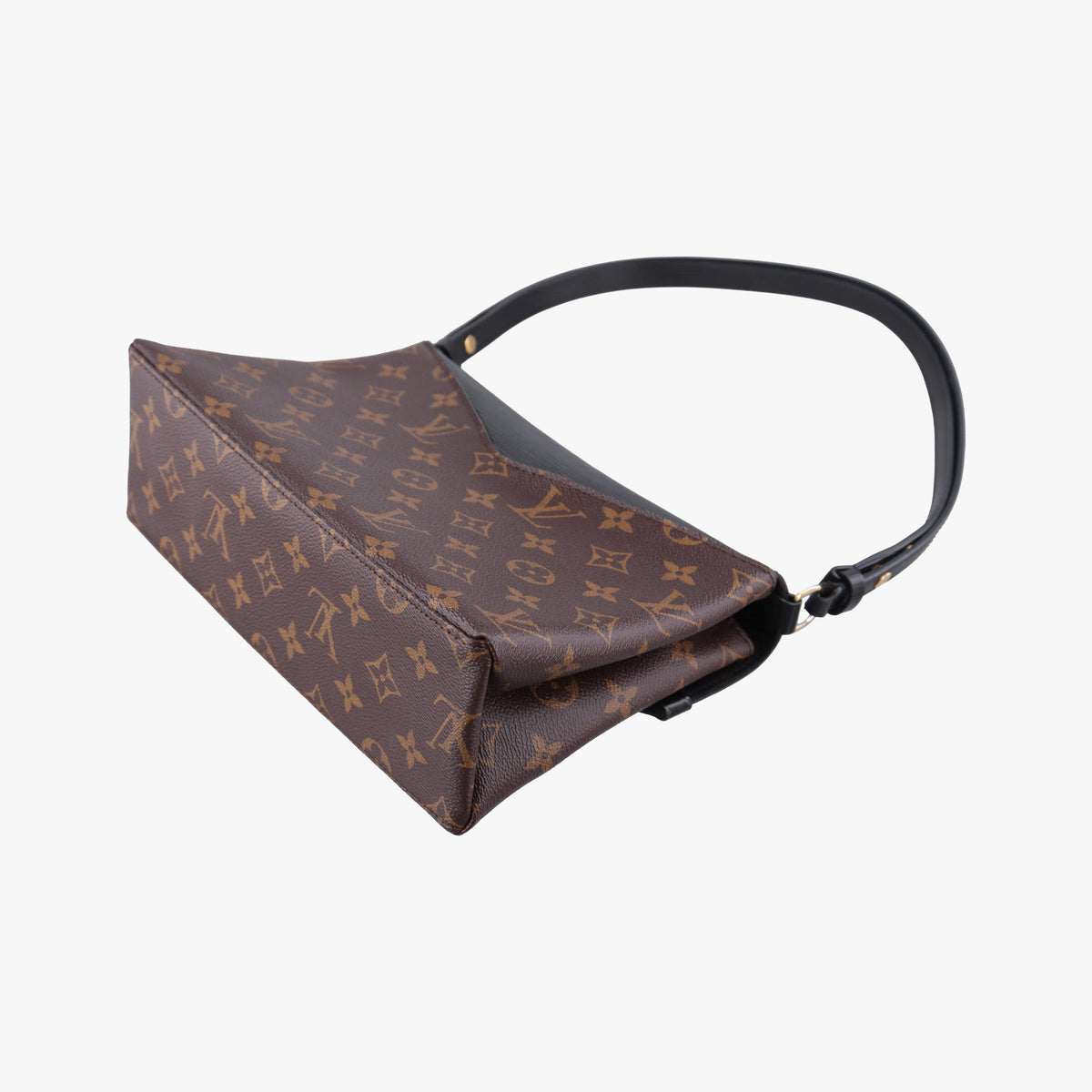 Vintage Louis Vuitton SAINT MICHEL Brown×Noir Monogram Canvas×epi M44030 shoulderbag | stylenewstar