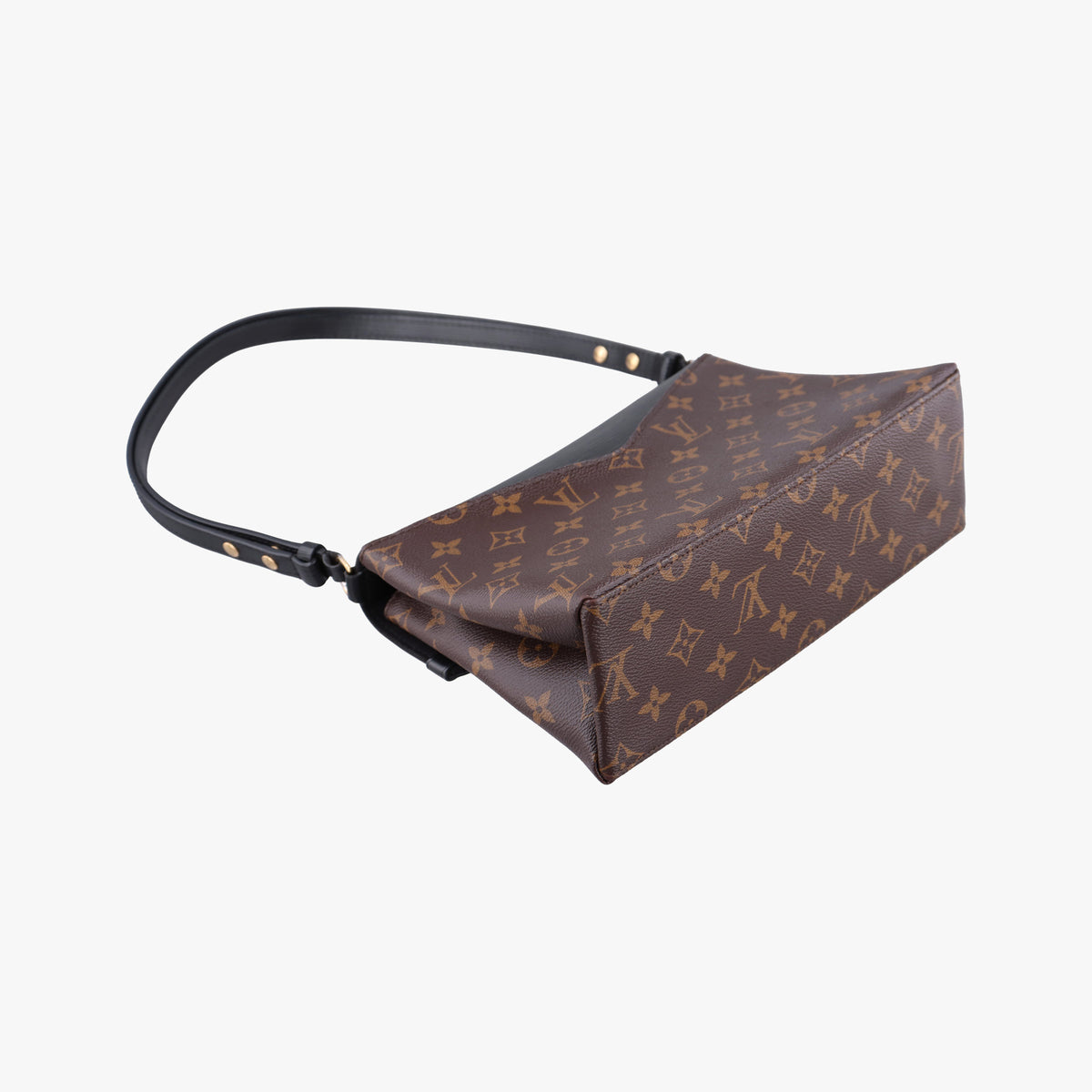 Vintage Louis Vuitton SAINT MICHEL Brown×Noir Monogram Canvas×epi M44030 shoulderbag | stylenewstar