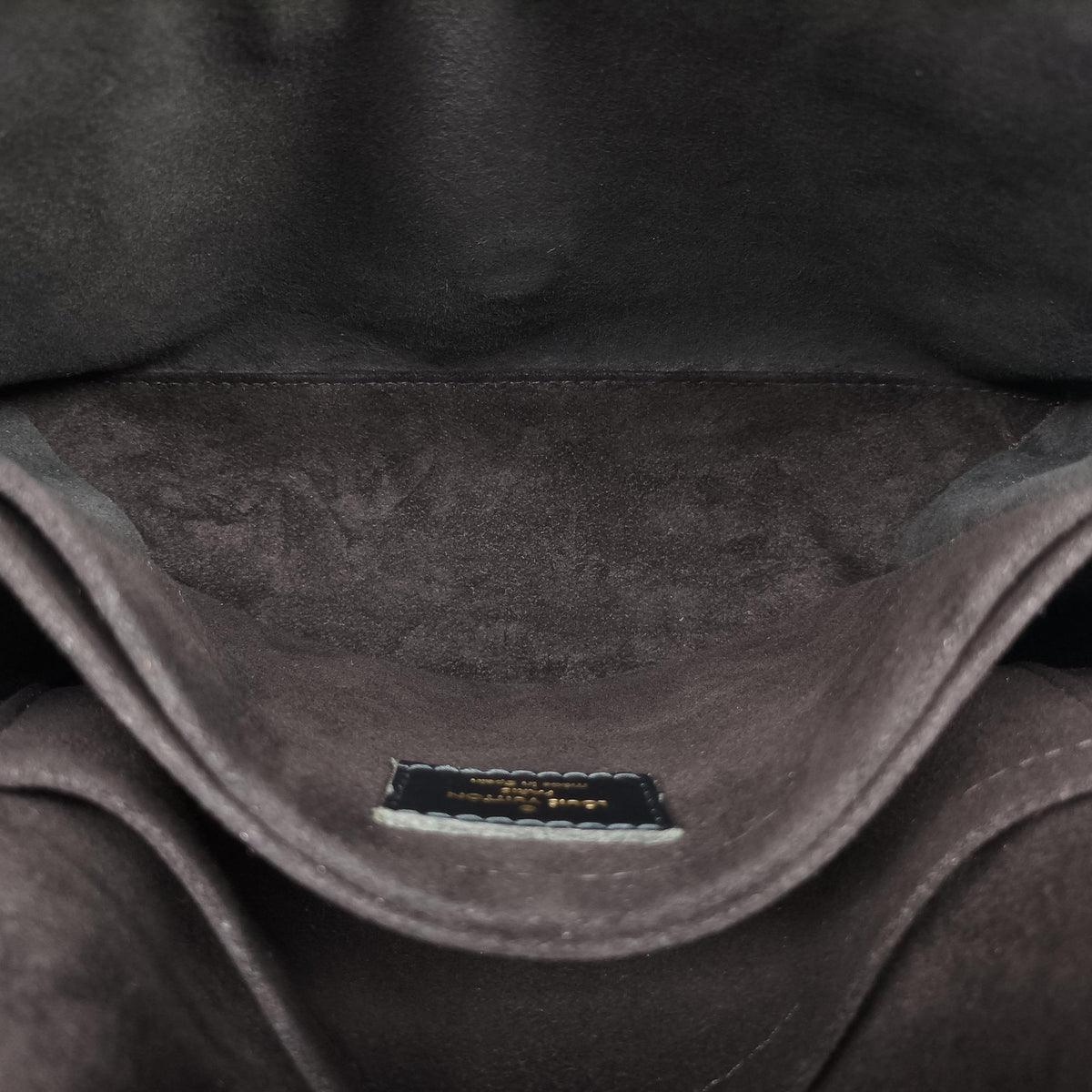 Vintage Louis Vuitton SAINT MICHEL Brown×Noir Monogram Canvas×epi M44030 shoulderbag | stylenewstar