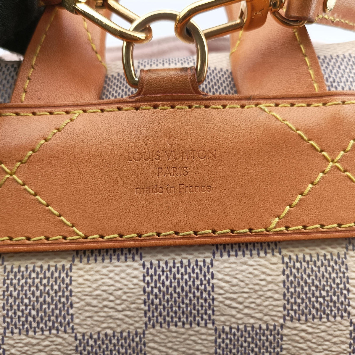 Pre-owned Louis Vuitton SPERONE BB Azur Damier Canvas N44026 backpack/rucksack | stylenewstar