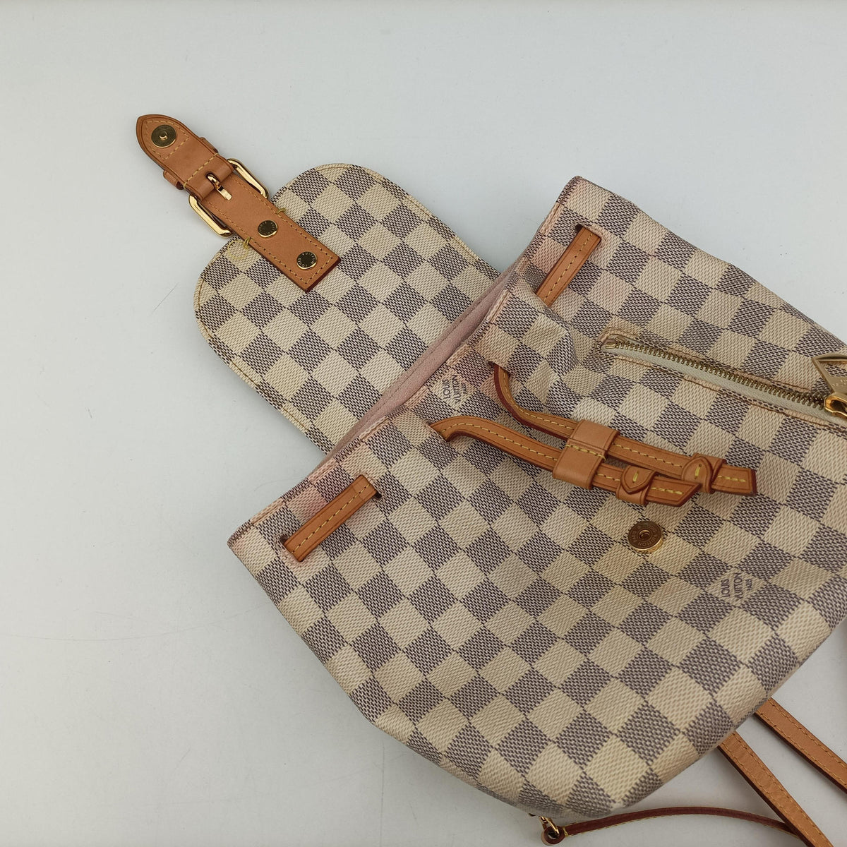 Pre-owned Louis Vuitton SPERONE BB Azur Damier Canvas N44026 backpack/rucksack | stylenewstar