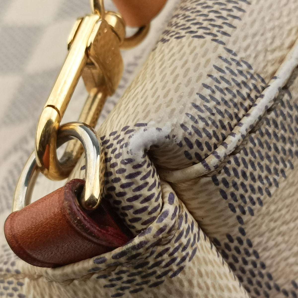 Pre-owned Louis Vuitton SPERONE BB Azur Damier Canvas N44026 backpack/rucksack | stylenewstar