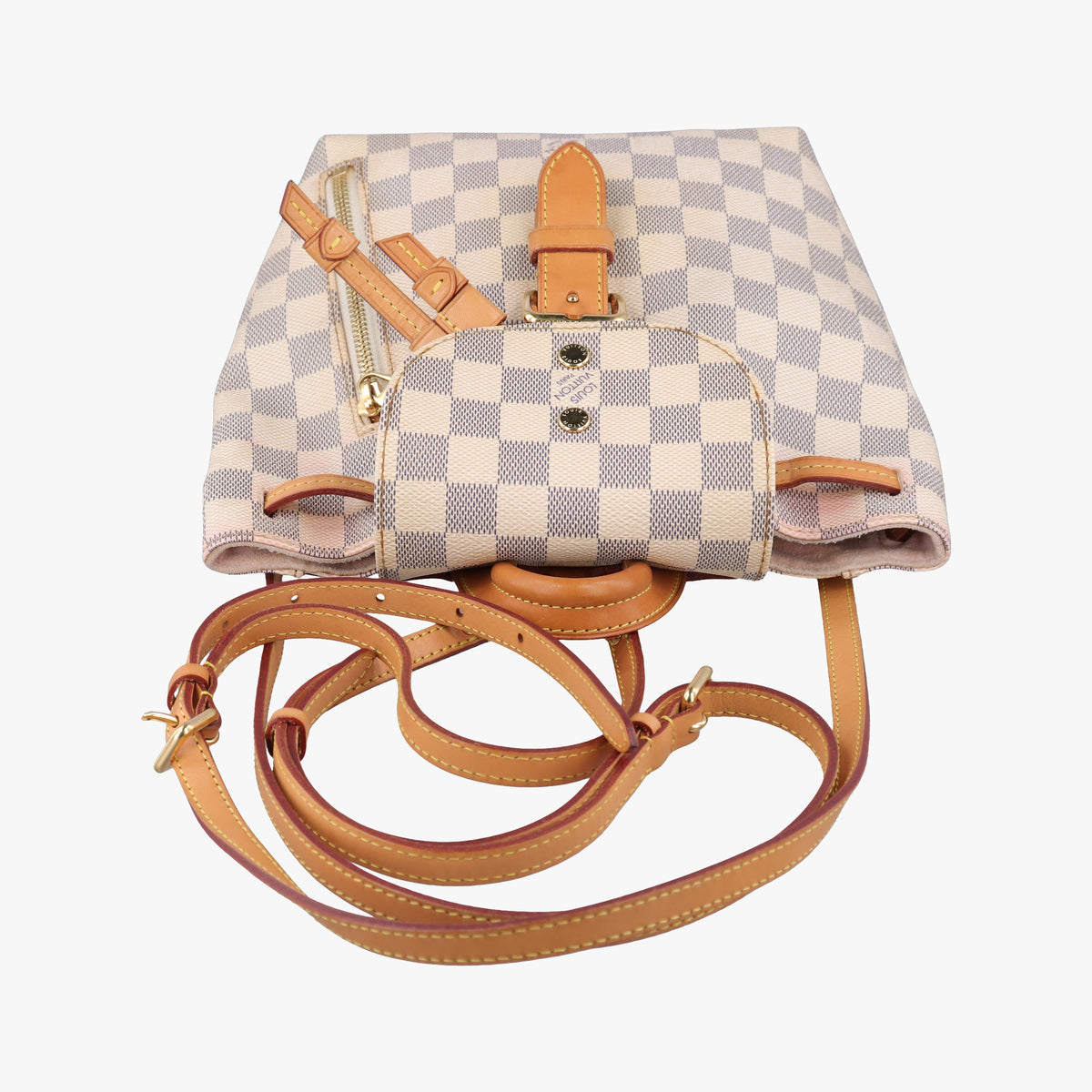 Pre-owned Louis Vuitton SPERONE BB Azur Damier Canvas N44026 backpack/rucksack | stylenewstar