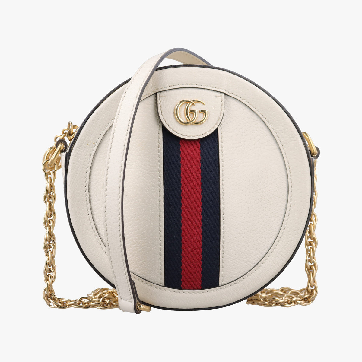 Secondhand Gucci Ophidia White Leather 550618 crossbodybag | stylenewstar
