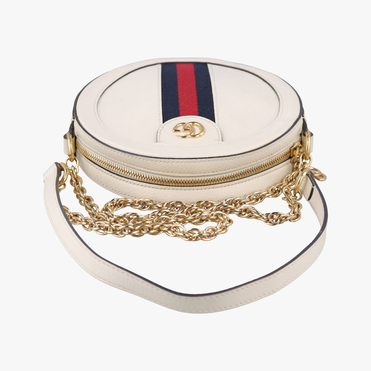 Secondhand Gucci Ophidia White Leather 550618 crossbodybag | stylenewstar