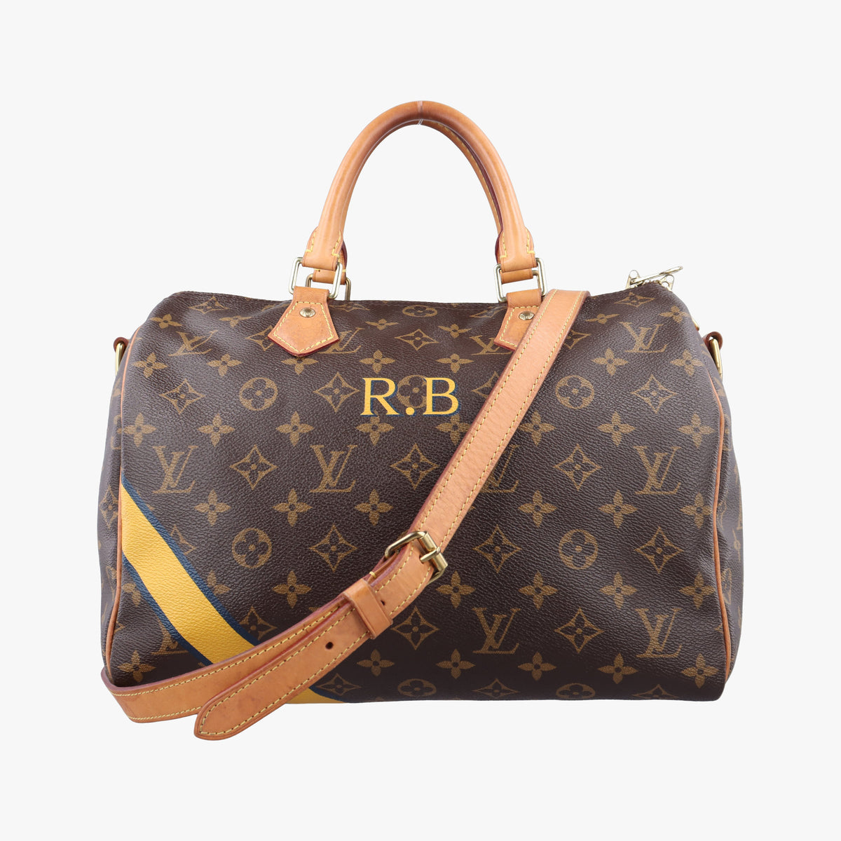 Pre-owned Louis Vuitton Speedy 30 brown Monogram Canvas M41526 shoulderbag | stylenewstar