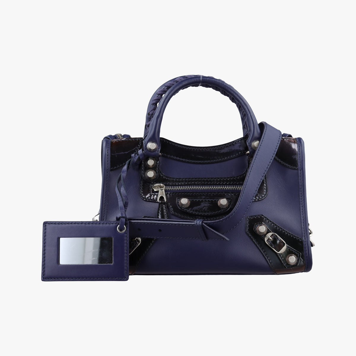Secondhand Balenciaga Classic City Mini Blue Leather  shoulderbag | stylenewstar