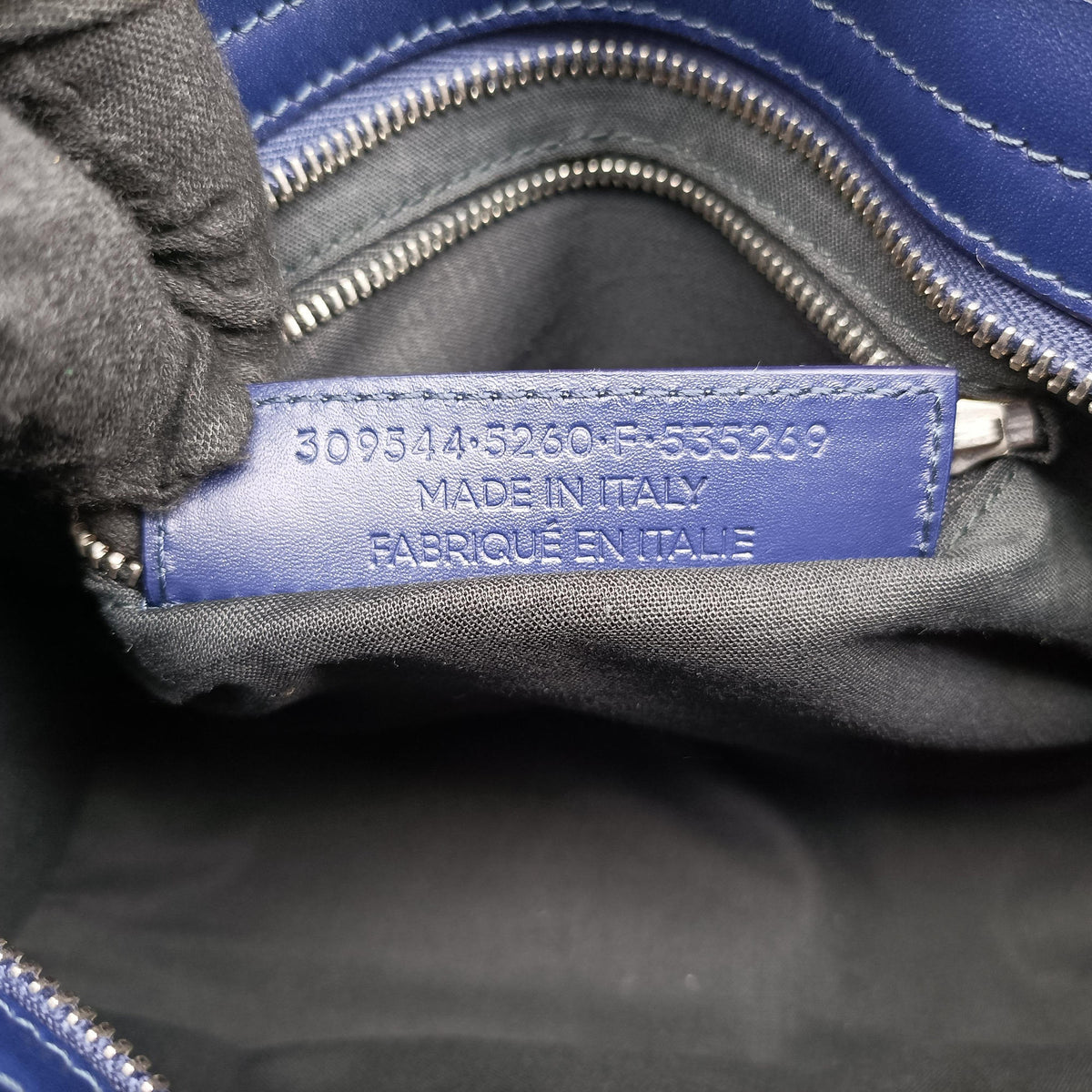 Secondhand Balenciaga Classic City Mini Blue Leather  shoulderbag | stylenewstar