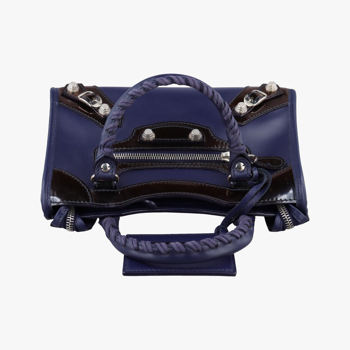 Secondhand Balenciaga Classic City Mini Blue Leather  shoulderbag | stylenewstar