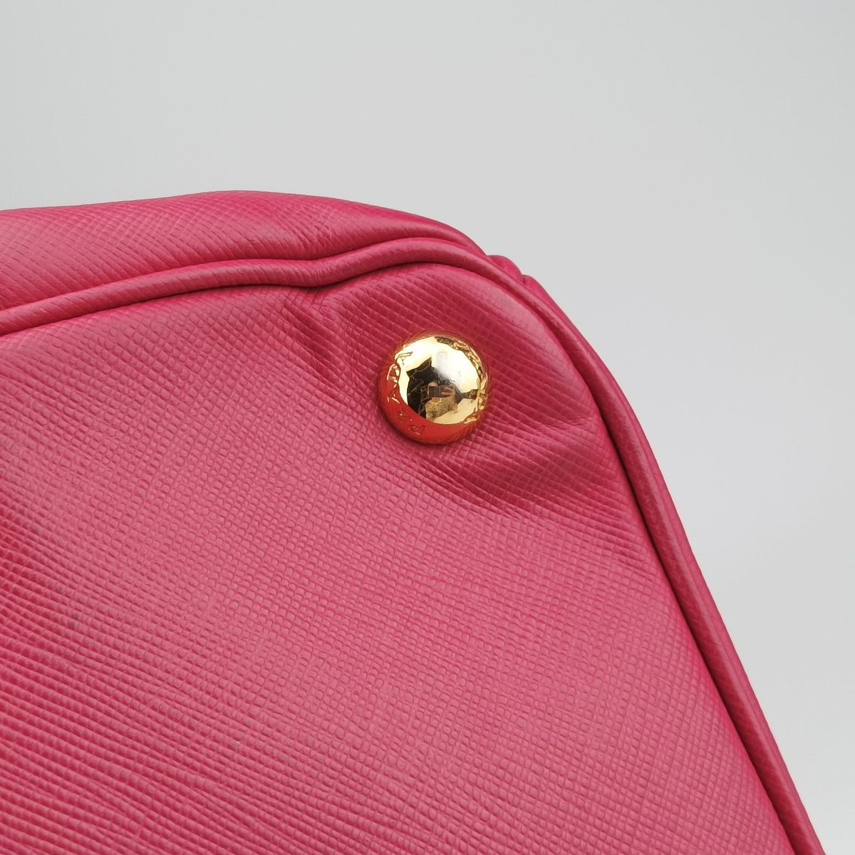 Pre-owned Prada Galleria Pink SAFFIANO Leather BN1874 handbag | stylenewstar