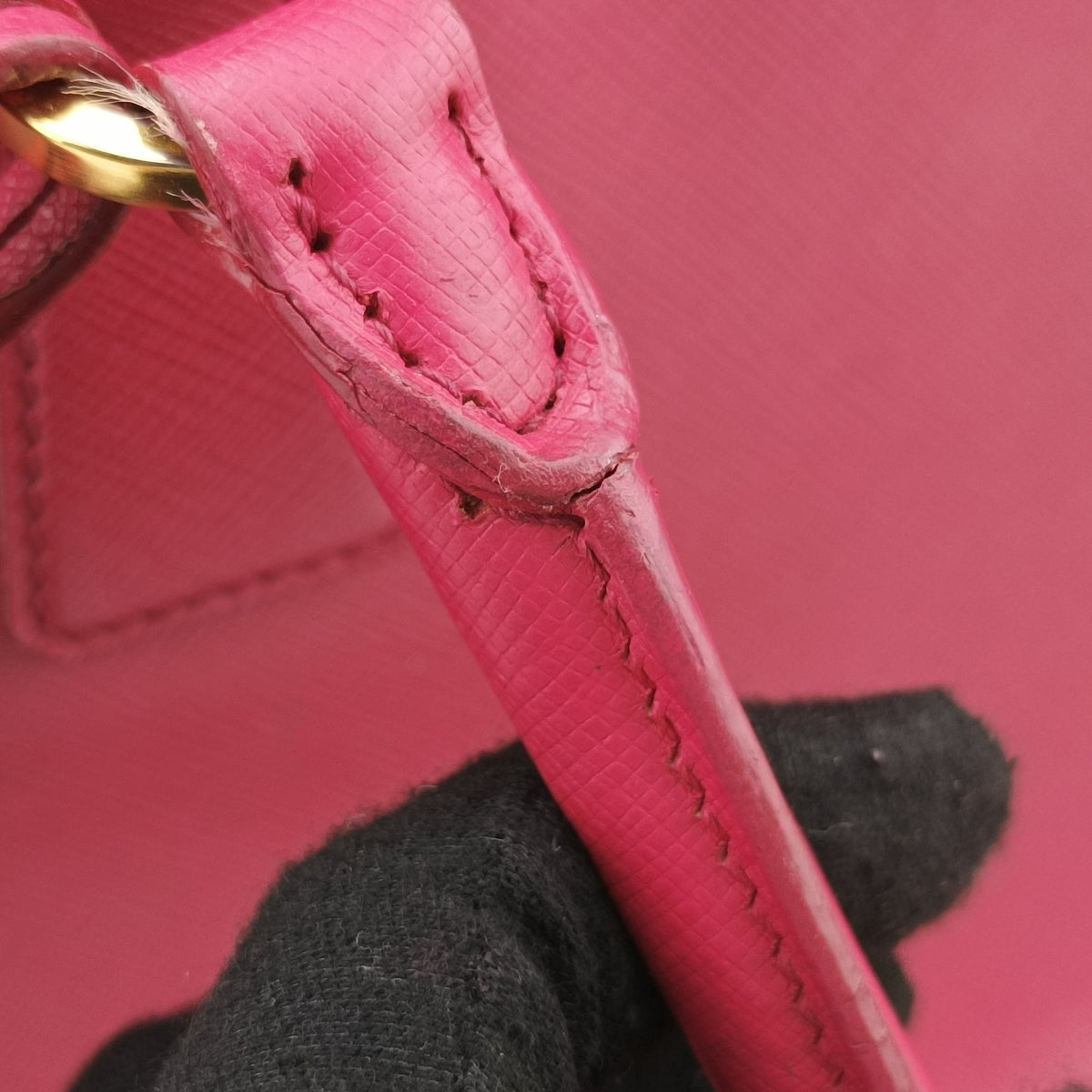 Secondhand Prada Galleria Pink SAFFIANO Leather BN1874 handbag | stylenewstar
