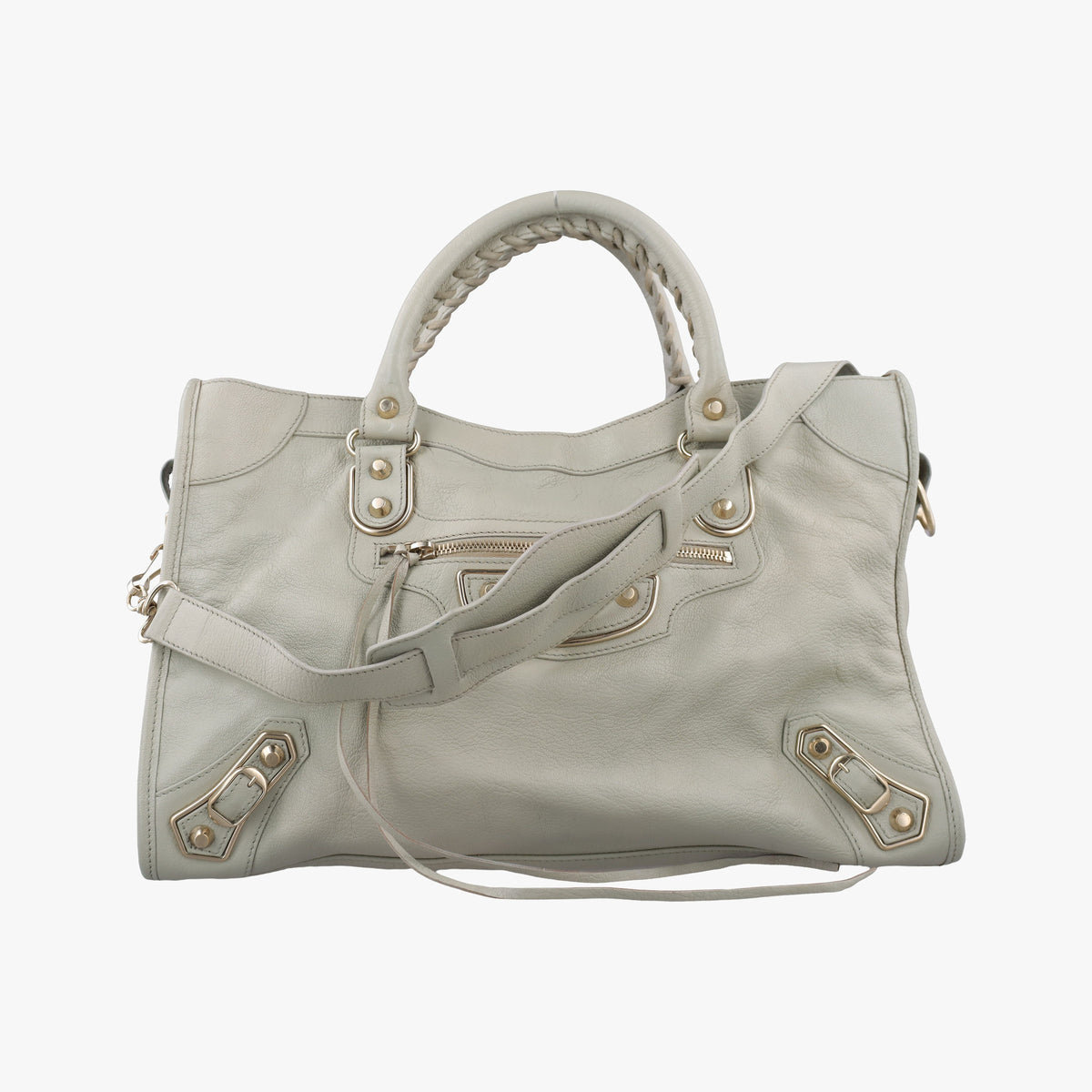 Secondhand Balenciaga Classic City Grey lambskin  shoulderbag | stylenewstar