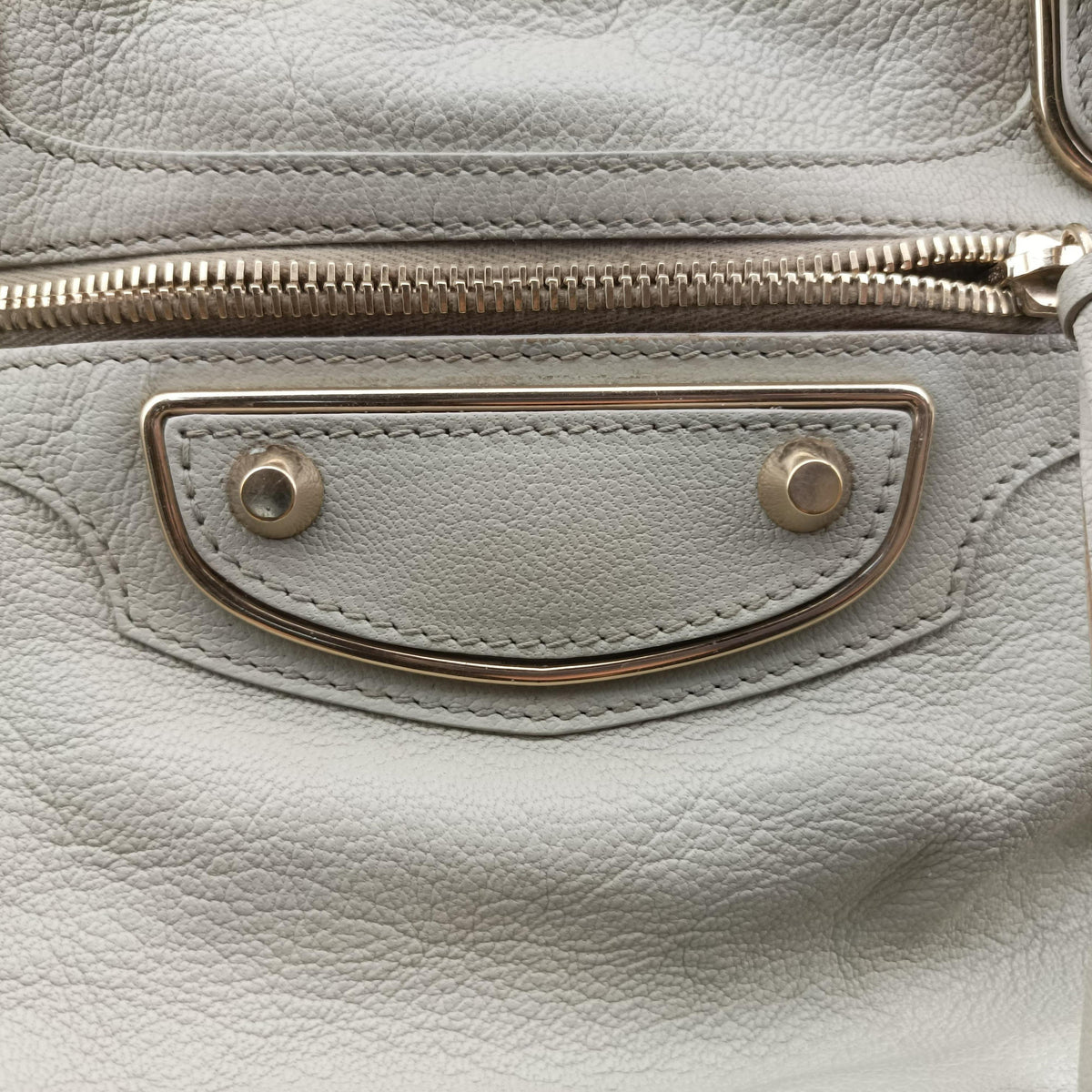Secondhand Balenciaga Classic City Grey lambskin  shoulderbag | stylenewstar
