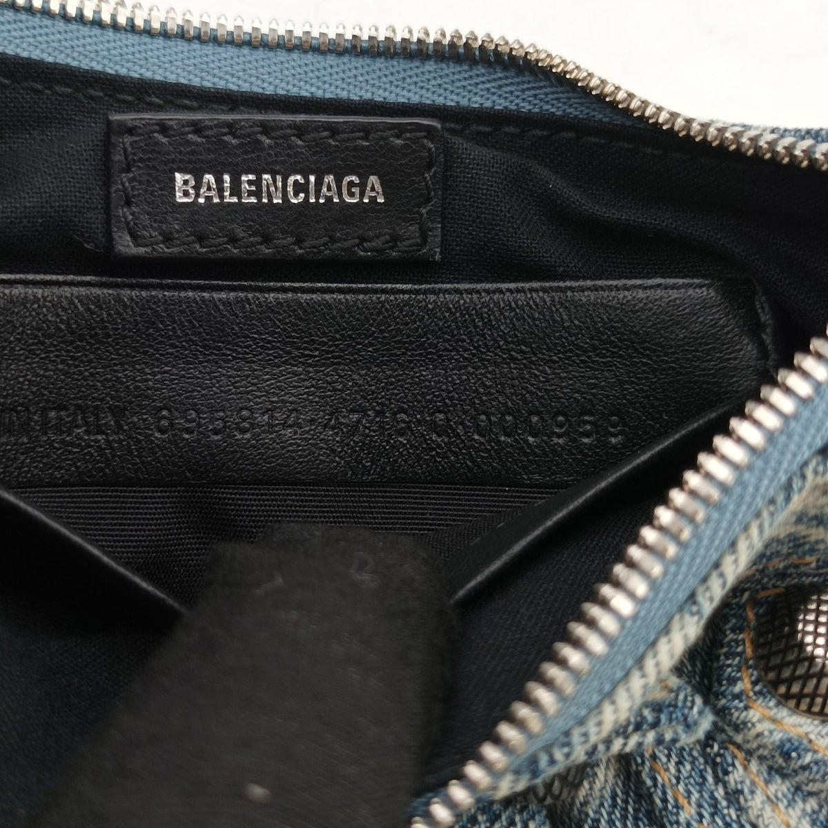 Vintage Balenciaga Le Cagole mini Blue denim  shoulderbag | stylenewstar