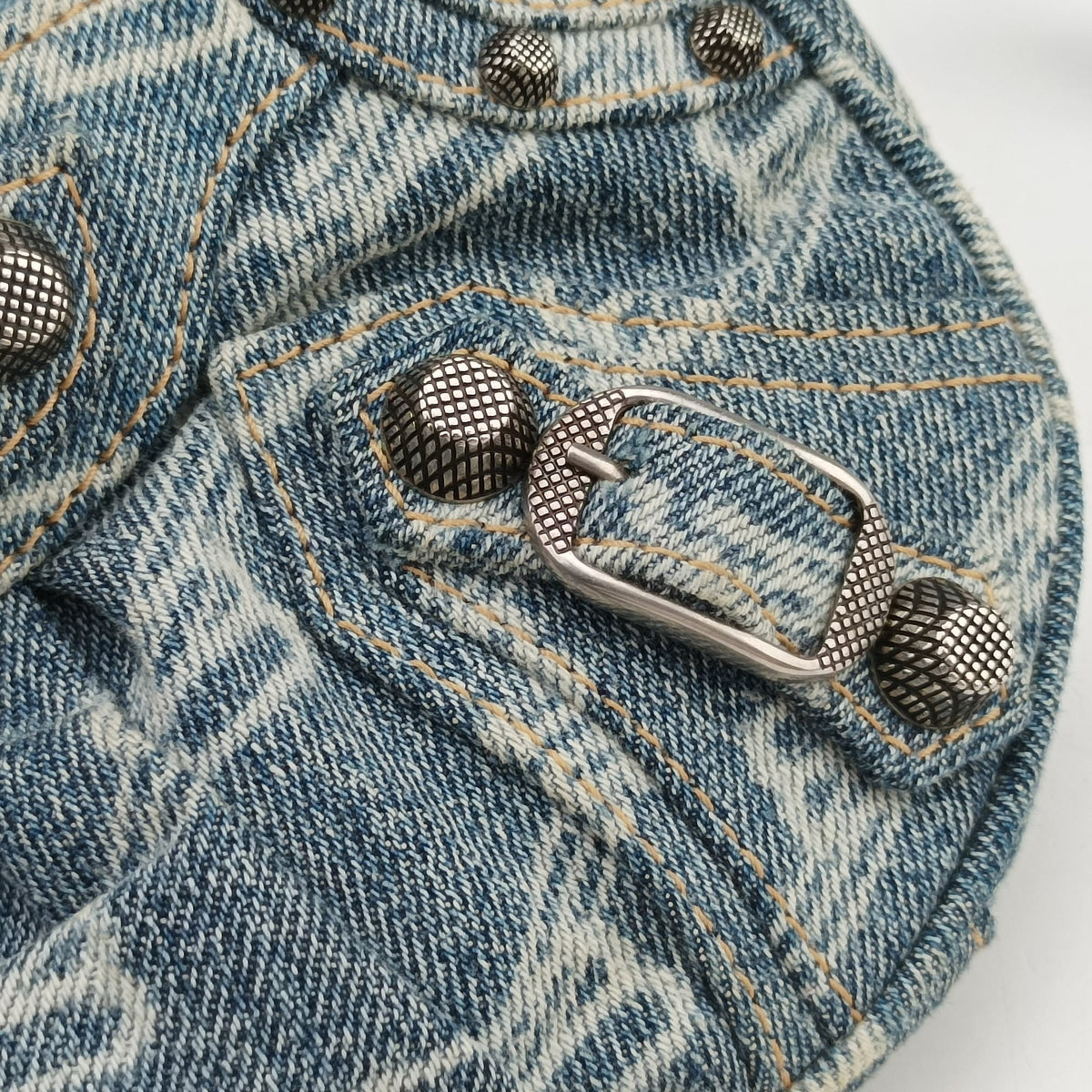 Vintage Balenciaga Le Cagole mini Blue denim  shoulderbag | stylenewstar