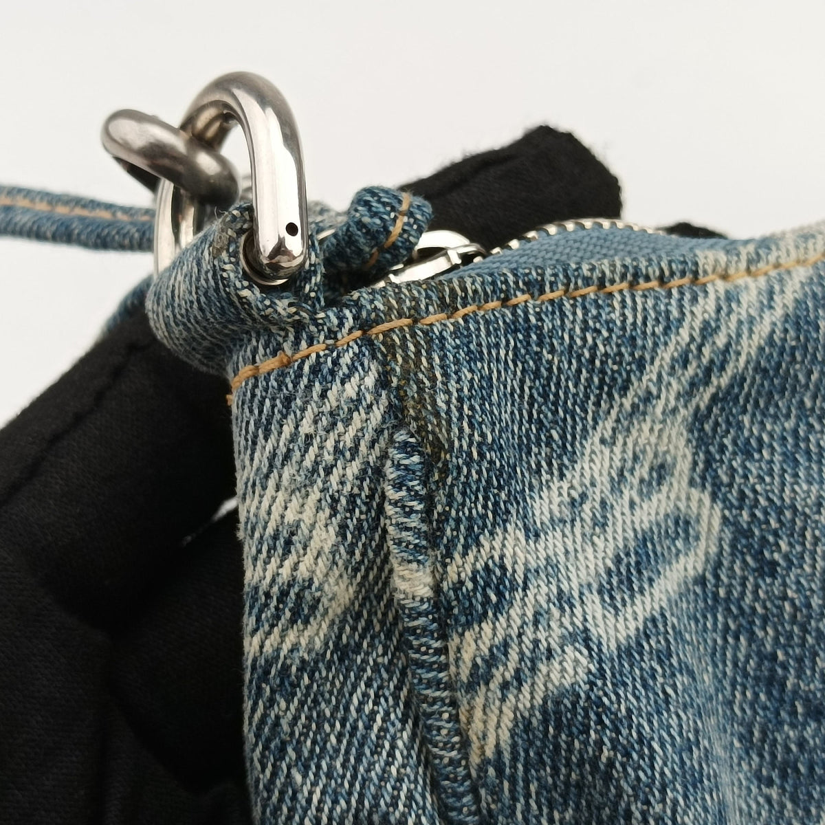 Vintage Balenciaga Le Cagole mini Blue denim  shoulderbag | stylenewstar