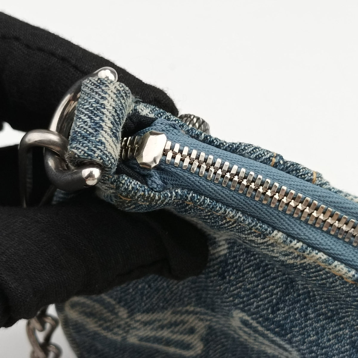Vintage Balenciaga Le Cagole mini Blue denim  shoulderbag | stylenewstar