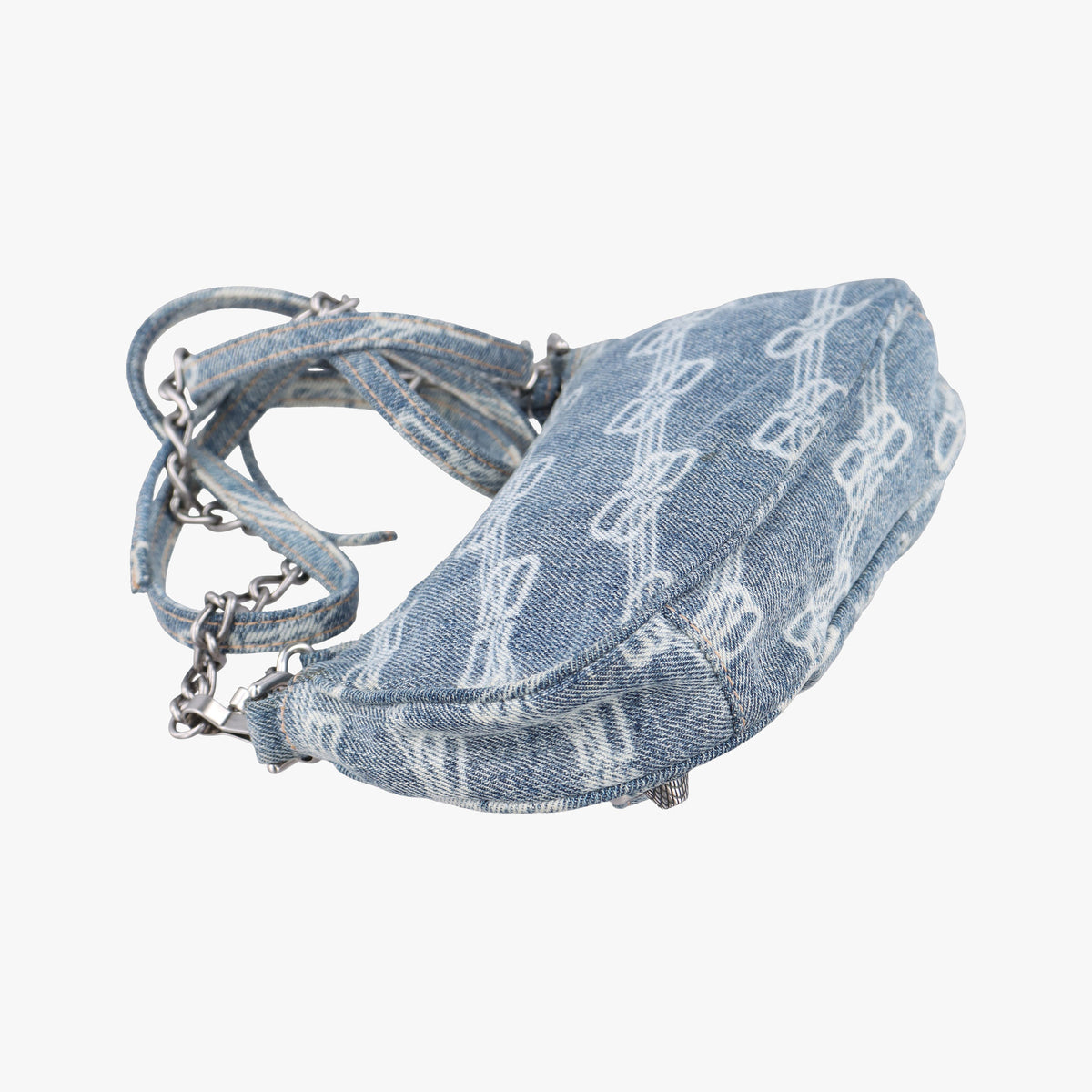 Vintage Balenciaga Le Cagole mini Blue denim  shoulderbag | stylenewstar
