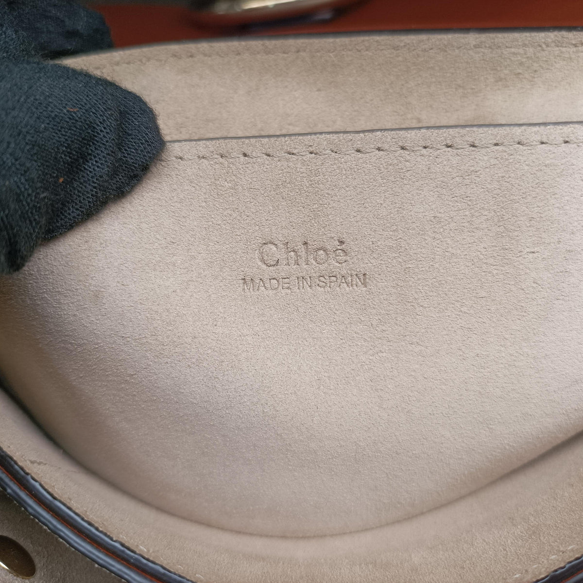 Secondhand Chloe FAYE Brown Suede × leather  shoulderbag | stylenewstar