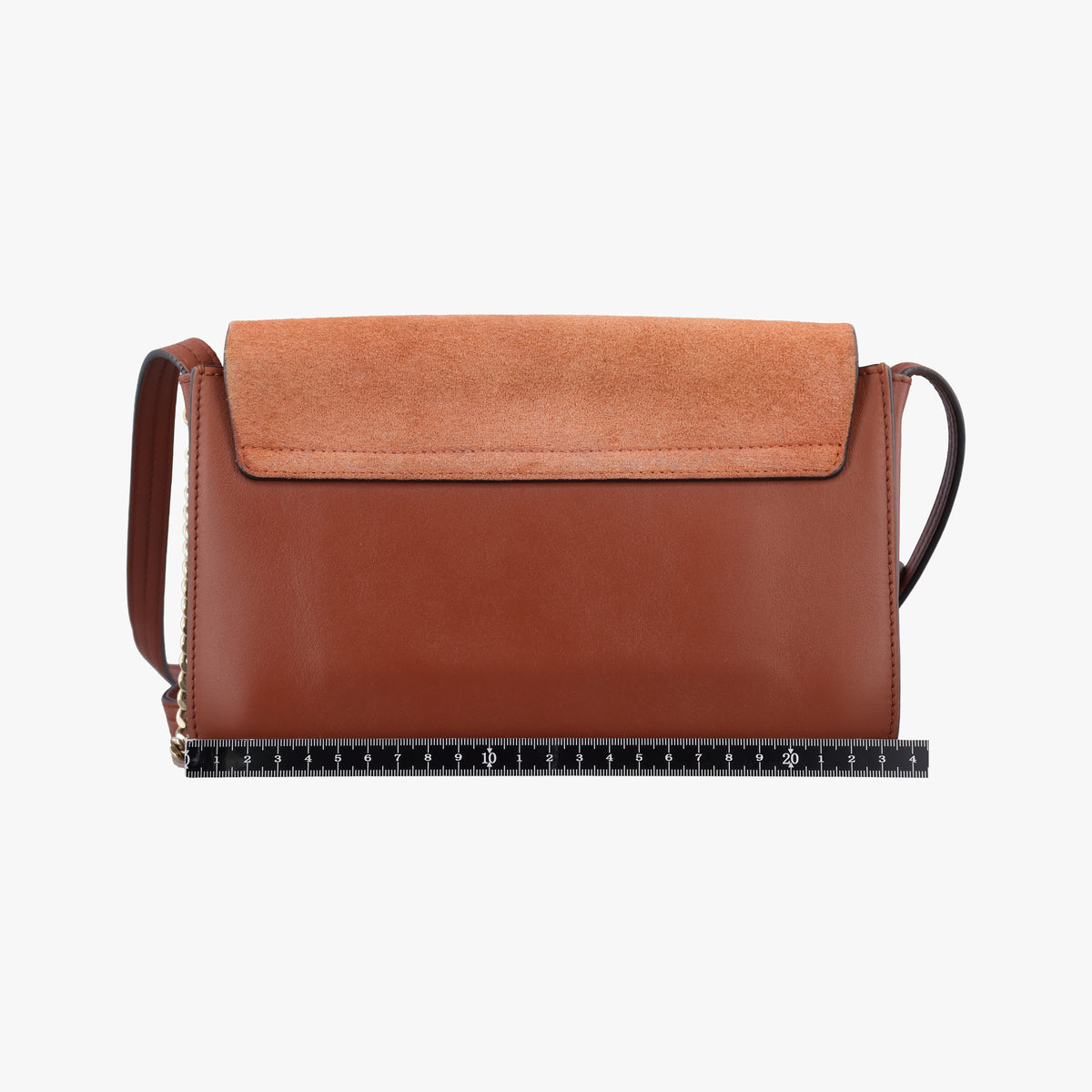 Secondhand Chloe FAYE Brown Suede × leather  shoulderbag | stylenewstar
