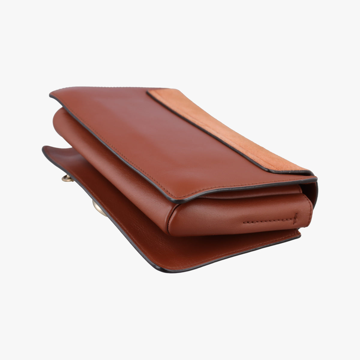 Secondhand Chloe FAYE Brown Suede × leather  shoulderbag | stylenewstar