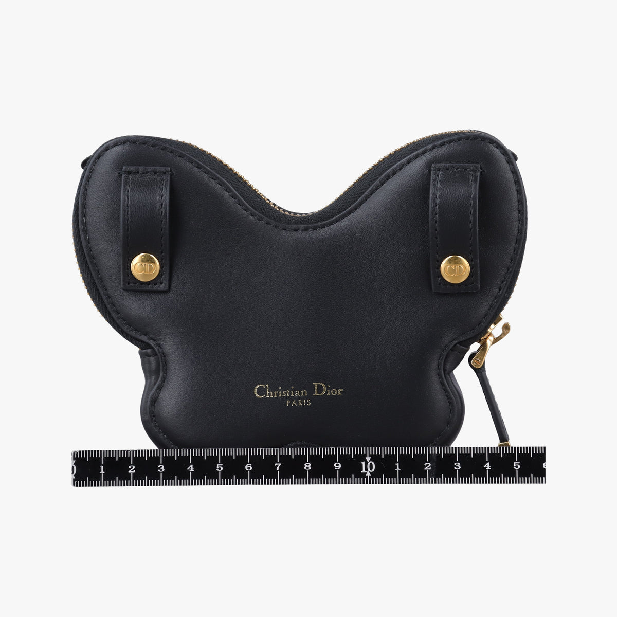 Secondhand Christian Dior 30 Montaigne Removable Black Lambskin  shoulderbag | stylenewstar