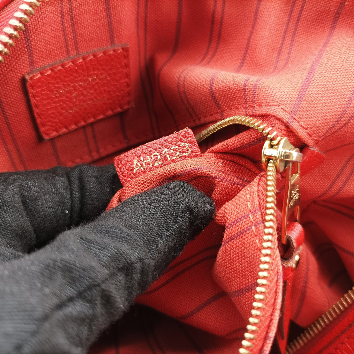 Pre-owned Louis Vuitton Speedy Bandouliere 30 Orian Monogram Empreinte M40756 shoulderbag | stylenewstar