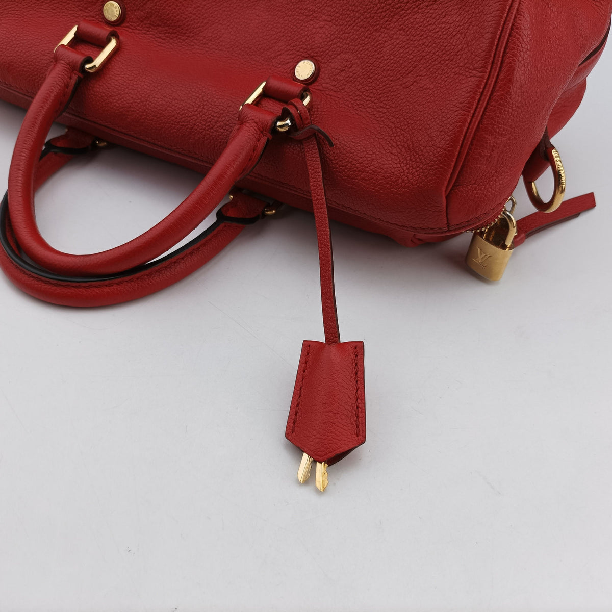 Pre-owned Louis Vuitton Speedy Bandouliere 30 Orian Monogram Empreinte M40756 shoulderbag | stylenewstar
