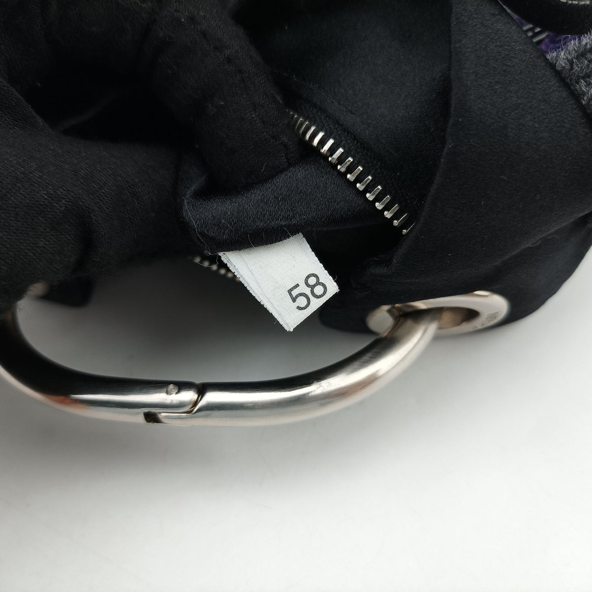 Pre-owned Prada Ring Bag Black silk  handbag | stylenewstar
