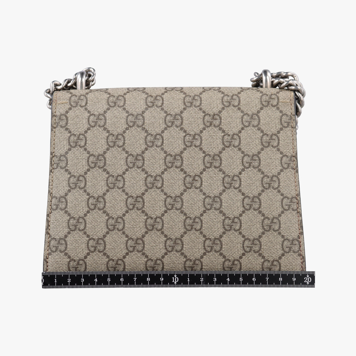 Pre-owned Gucci Dionysus beige×red PVC coated canvas × suede 421970 shoulderbag | stylenewstar