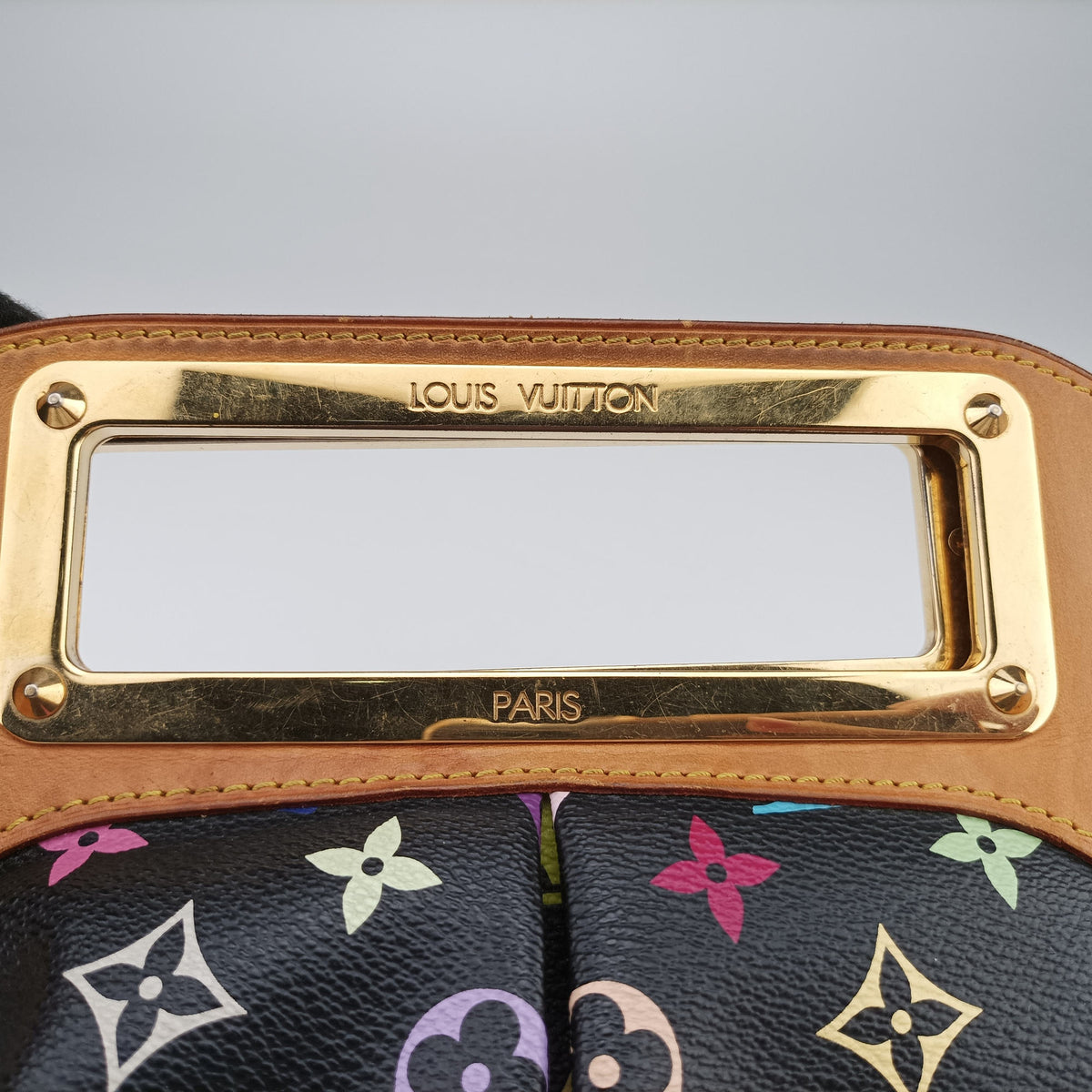 Pre-owned Louis Vuitton Judy MM Noir Monogram Multicolore M40256 shoulderbag | stylenewstar