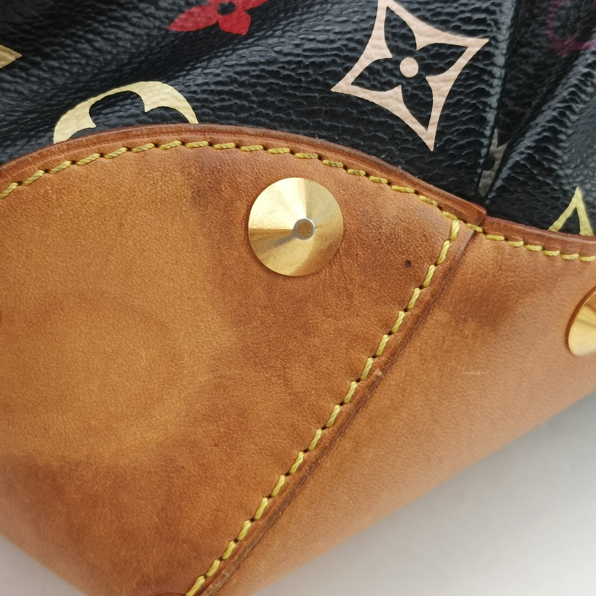 Pre-owned Louis Vuitton Judy MM Noir Monogram Multicolore M40256 shoulderbag | stylenewstar