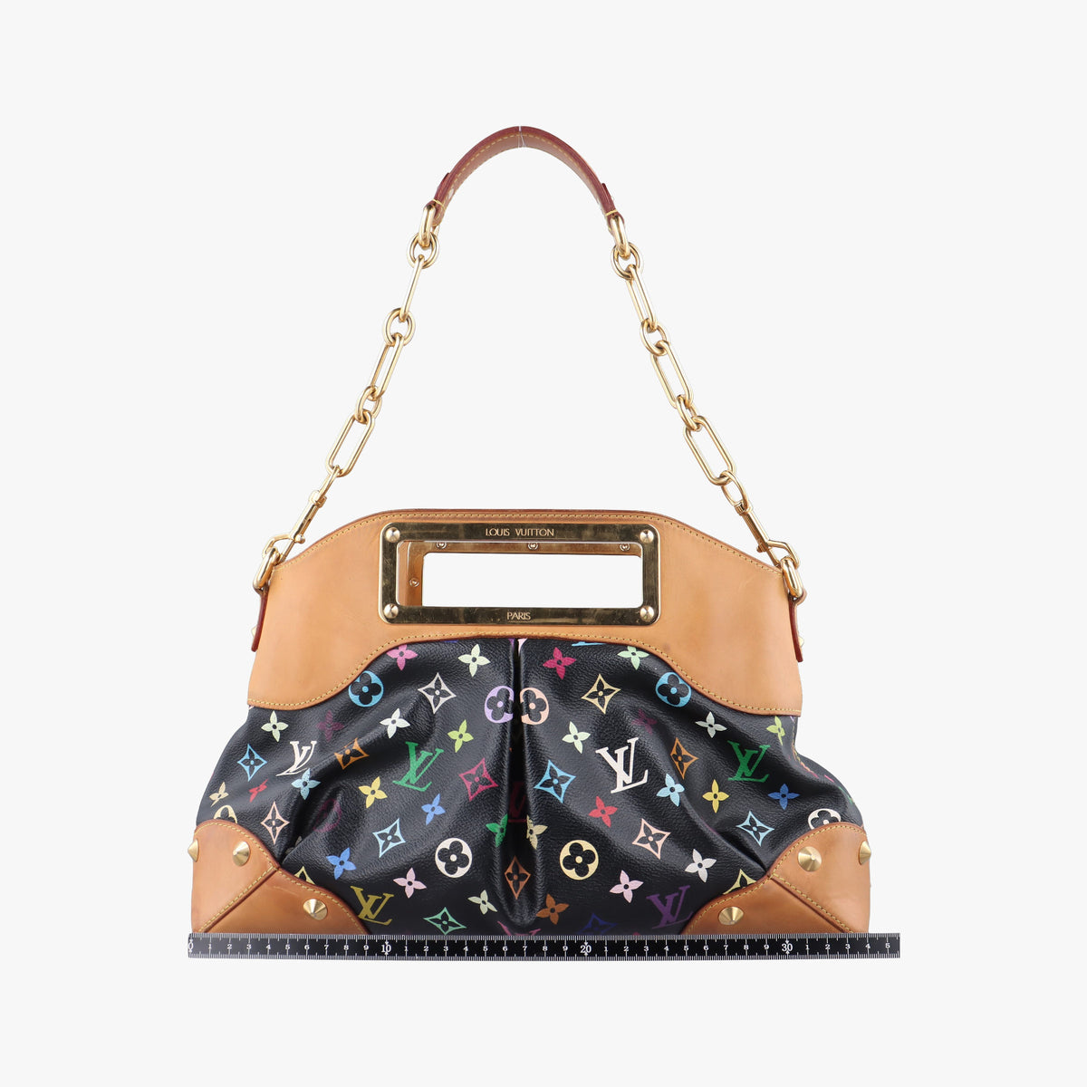 Pre-owned Louis Vuitton Judy MM Noir Monogram Multicolore M40256 shoulderbag | stylenewstar