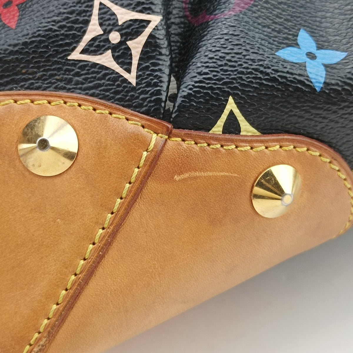 Pre-owned Louis Vuitton Judy MM Noir Monogram Multicolore M40256 shoulderbag | stylenewstar