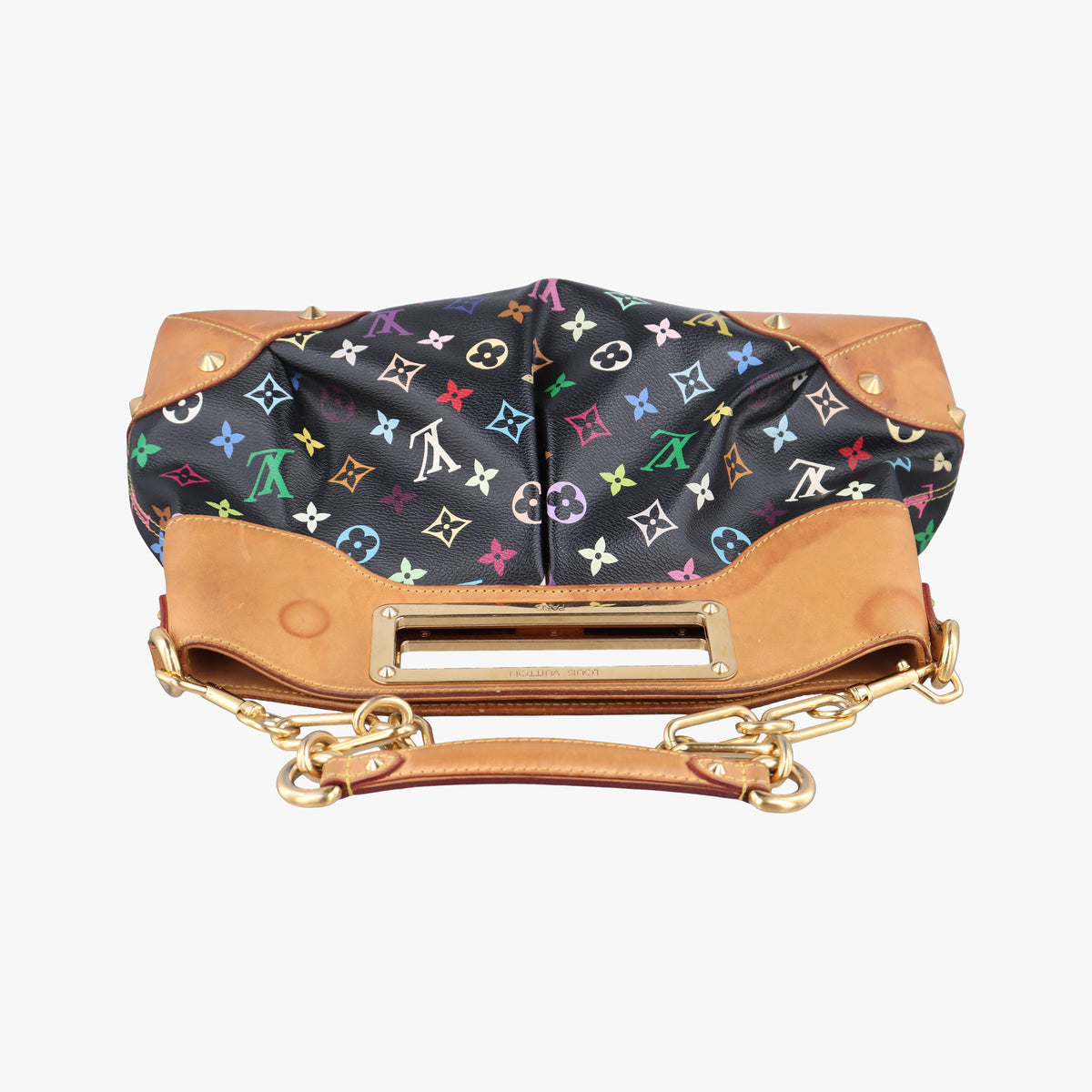 Pre-owned Louis Vuitton Judy MM Noir Monogram Multicolore M40256 shoulderbag | stylenewstar