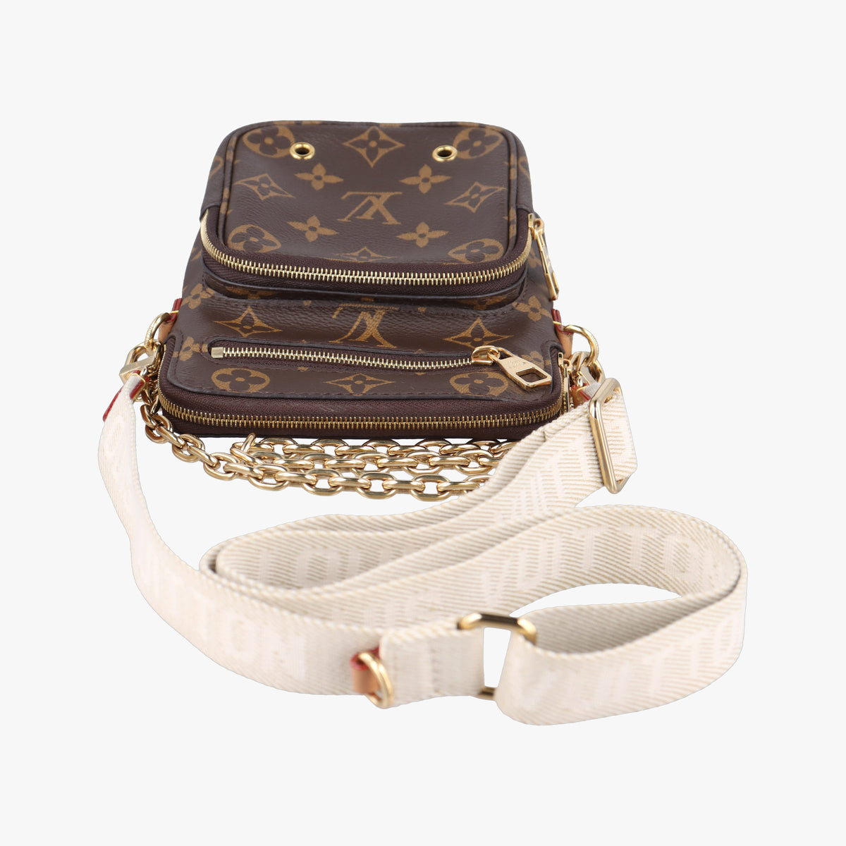 Pre-owned Louis Vuitton Utility Brown Monogram canvas M80746 shoulderbag | stylenewstar