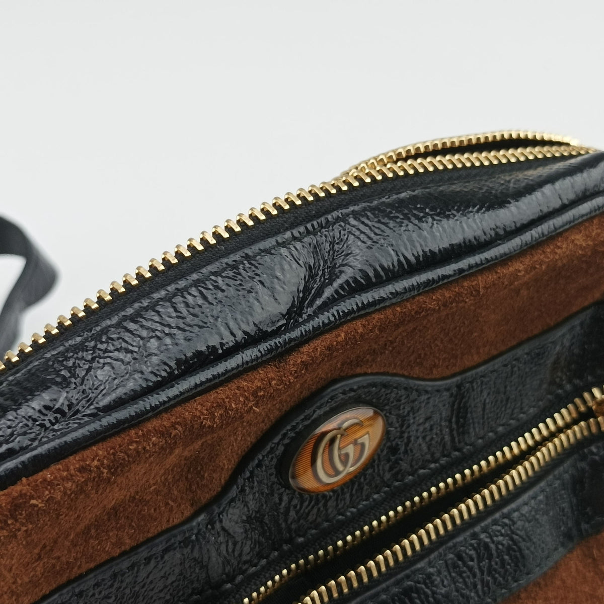 Pre-owned Gucci Ophidia Brown Suede 573321 shoulderbag | stylenewstar