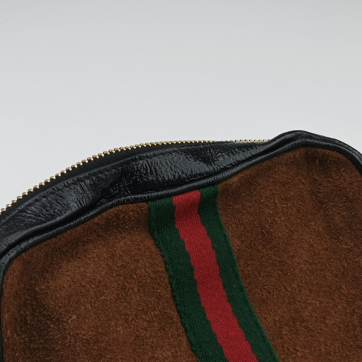 Pre-owned Gucci Ophidia Brown Suede 573321 shoulderbag | stylenewstar