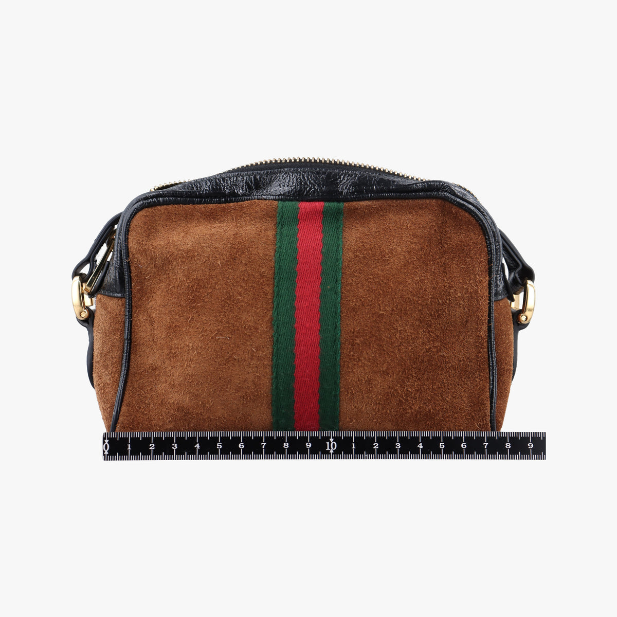 Pre-owned Gucci Ophidia Brown Suede 573321 shoulderbag | stylenewstar