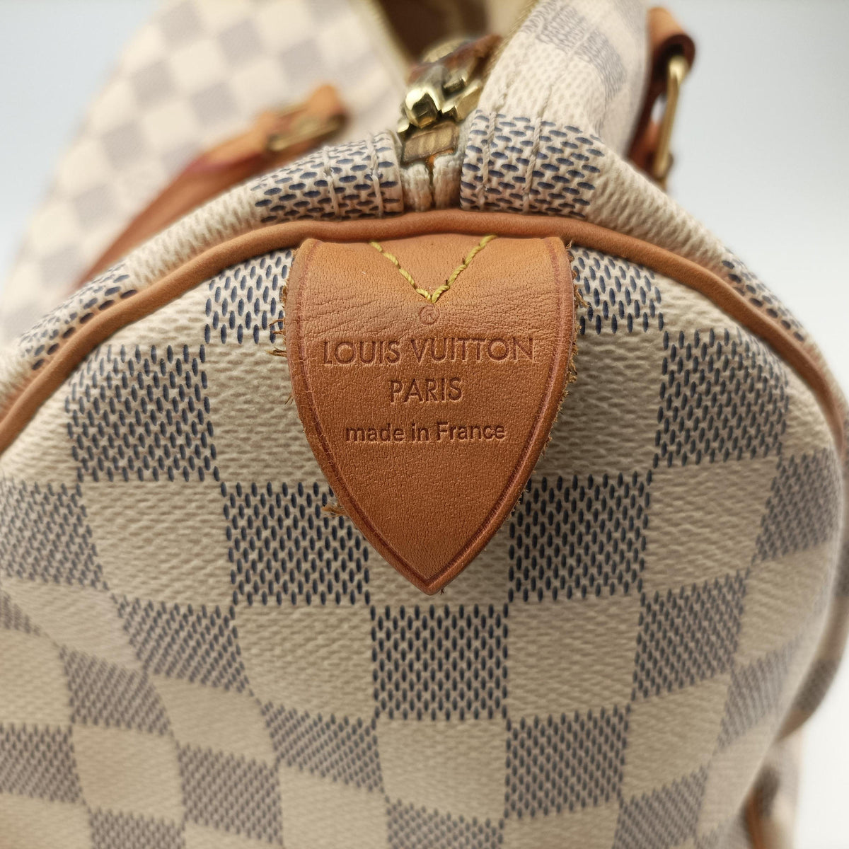 Pre-owned Louis Vuitton Speedy 30 AZUR Damier Canvas N41533 handbag | stylenewstar