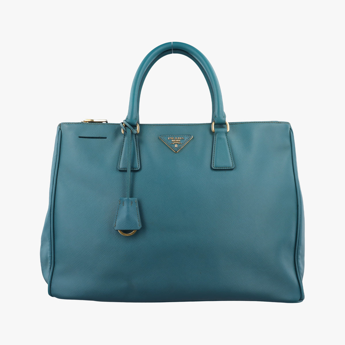 Vintage Prada Galleria Green SAFFIANO Leather BN1786 handbag | stylenewstar